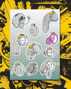 Chastity Sticker Sheet